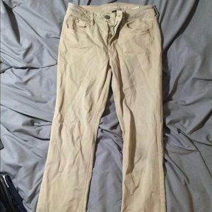 American eagle khaki tomgirl pants
